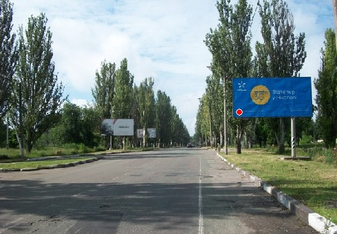 Щит 6x3,  Карла Либкнехта ул.,  въезд со стороны Запорожья