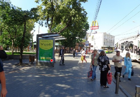 Сітілайт 1.2x1.8,  Соборная ул., (МакДональдс)