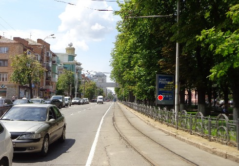 Сітілайт 1.2x1.8,  Пирогова ул. [№14] (сквер)