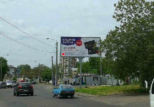 Щит 6x3,  Люстдорфская дорога - Академика Королева ул.